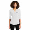 Envoy Mortgage | OGIO® Ladies Jewel Henley - Image 3