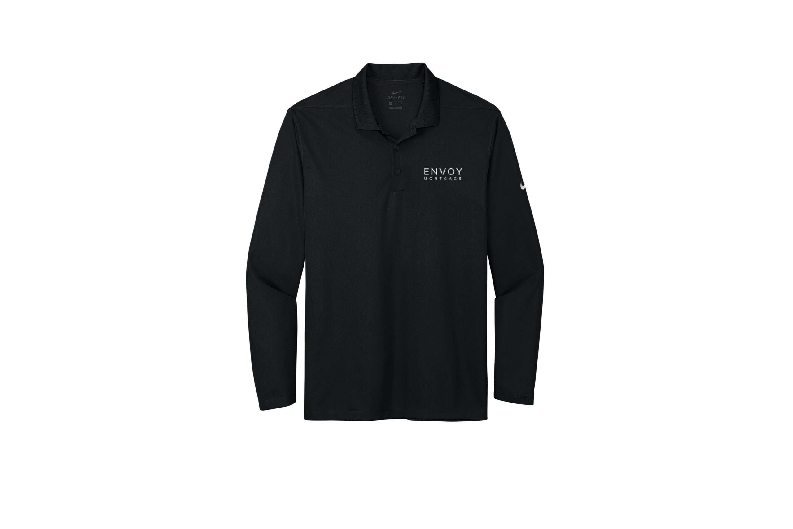 Envoy Mortgage | Nike Mens Long Sleeve Polo - Image 2