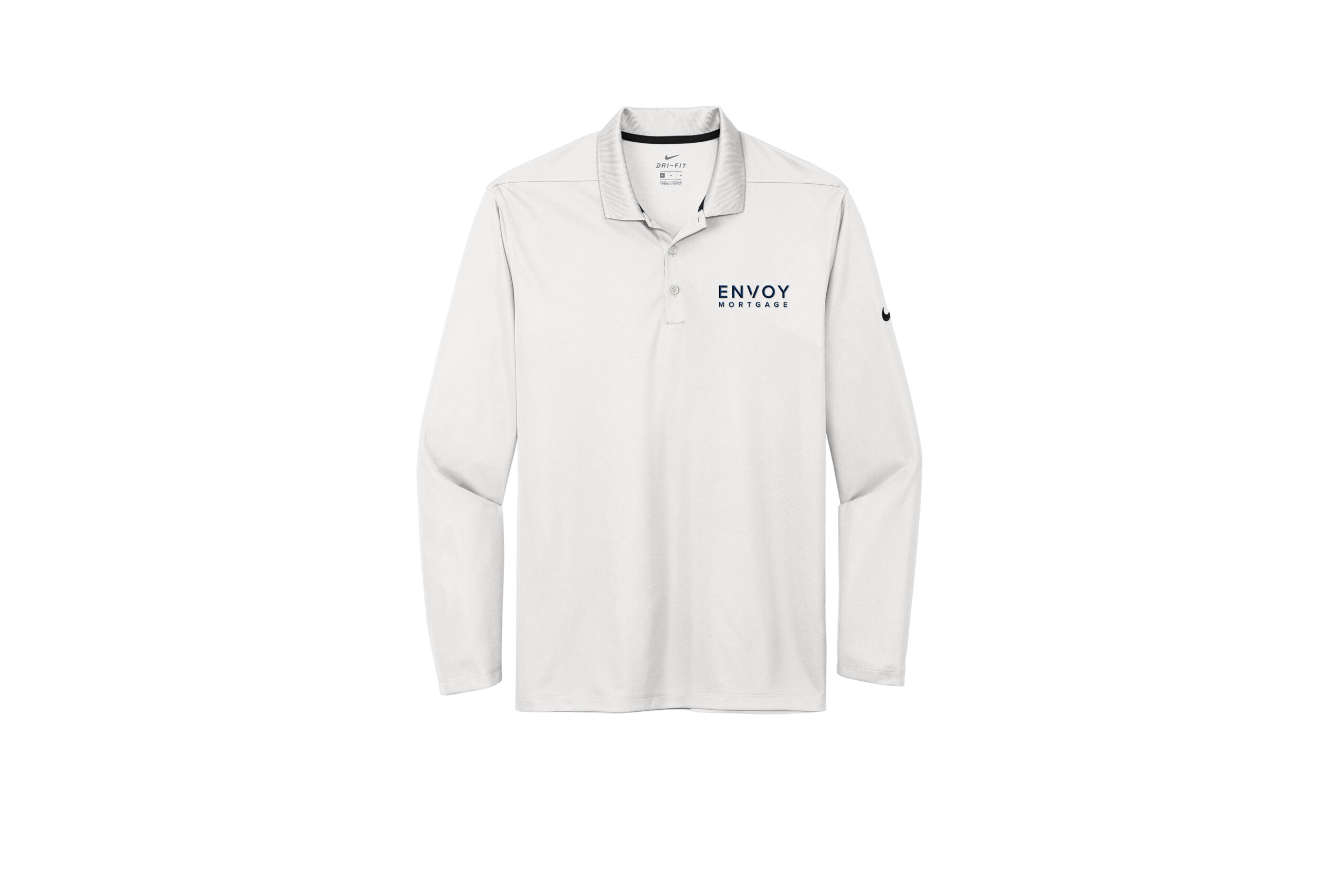 Envoy Mortgage | Nike Mens Long Sleeve Polo - Image 4
