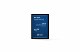ENVOY Mission, Vision, and Values Poster